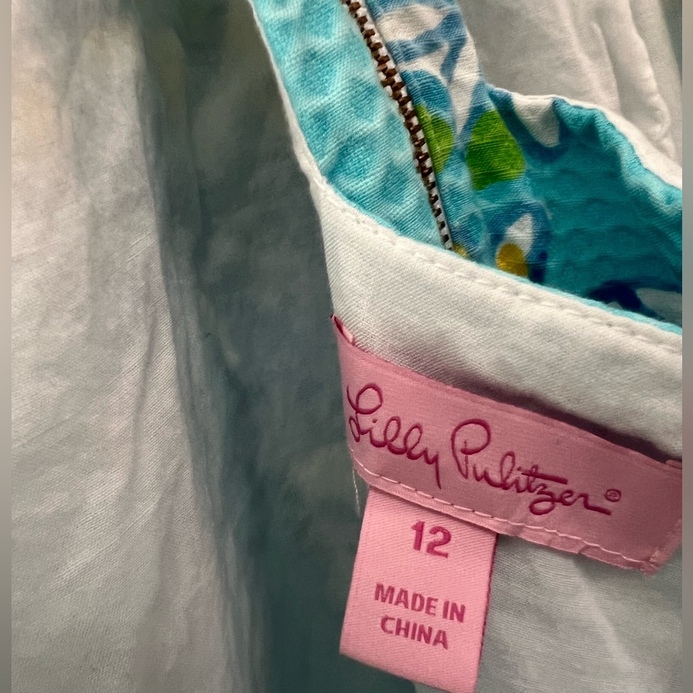 Lily Pulitzer women’s dress size 12 . Fun t back lily dress EUC . - Picture 3 of 4